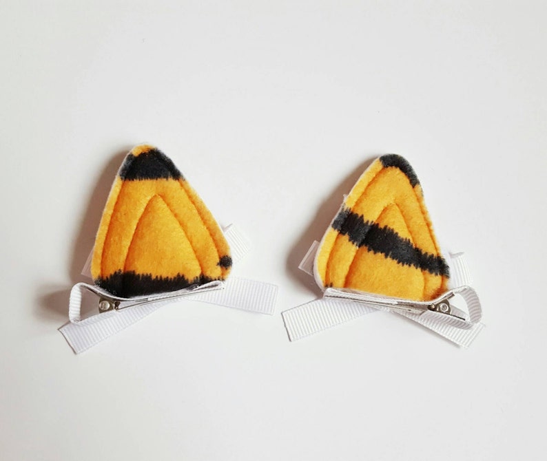 Tiger Costume Tiger Ears Hair Clips for Tiger Halloween Costumes Dress Up Multiple Colors Available image 6