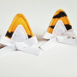 Tiger Costume Tiger Ears Hair Clips for Tiger Halloween Costumes Dress Up Multiple Colors Available image 1