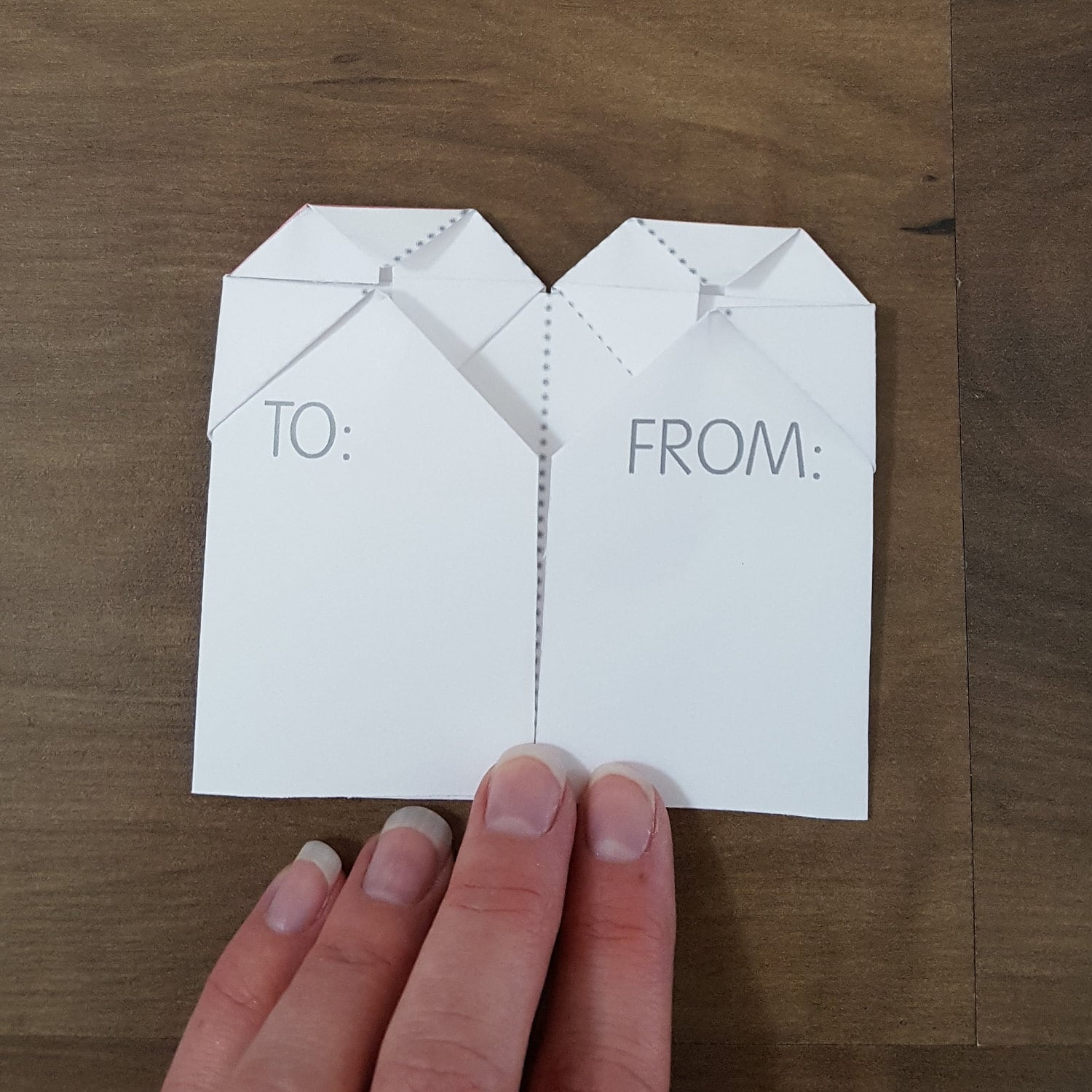 Printable Valentines Valentine's Day Cards DIY Origami | Etsy