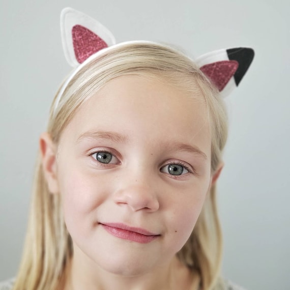 Bandeau d'oreilles de chat blanc ou pinces à cheveux Purrfect pour la fête  d'anniversaire ou le costume d'Halloween ou jouer aux costumes d'habillage  -  France