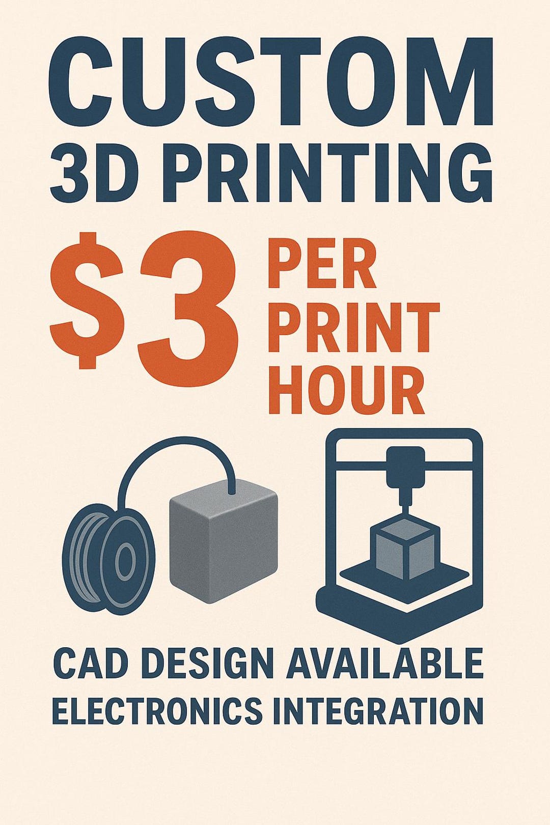 Custom 3D Printing - Etsy