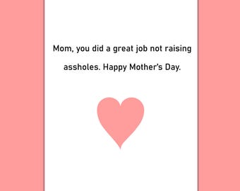 Funny Mother’s Day Card
