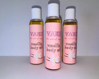 Biologische vanillelichaamsolie