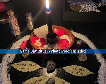 Rituale di protezione del tuo nome e di benedizione del tuo nome / Protezione, stop ai pettegolezzi e alla negatività, purificazione energetica, scudo protettivo