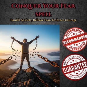 Conquista tu miedo: hechizo para superar la ansiedad y las dudas / Lanzamiento el mismo día