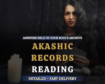 Lettura dei Registri Akashici, Intuizione dell'Anima, Rapporto PDF Personalizzato, Guida Spirituale