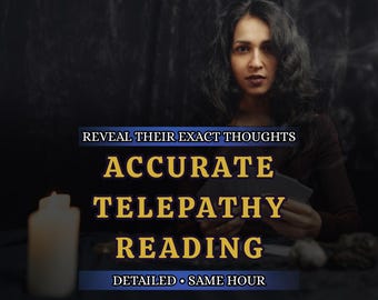 Lettura della telepatia psichica, rivela i loro pensieri e sentimenti esatti, intuizioni d'amore