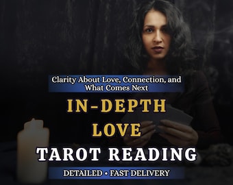 Lettura dei tarocchi dell'amore, chiarezza sull'anima gemella e sulla fiamma gemella, intuizioni sull'amore, guida psichica alla relazione e alla riconciliazione