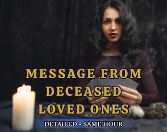 Messaggio da una persona cara defunta, lettura di un medium psichico, comunicazione spirituale, guida spirituale e canalizzazione intuitiva