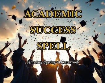 Rituale del successo accademico per buoni voti, concentrazione e sicurezza negli esami