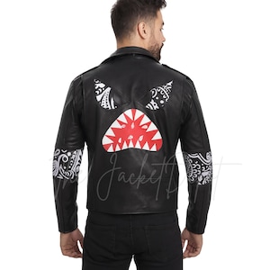 Daft Punk Instant Crush Jacket | Black Leather Halloween Cosplay Coat
