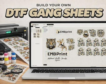 DTFギャングシートを作成し、すべてのデザインファイルを送信します