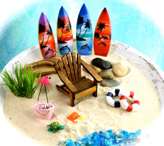 Miniature Beach Accessories Read Carefully Set Options Etsy