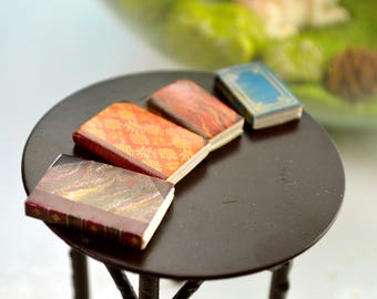 Miniature Vintage Books ~ Dollhouse Books ~ 1 Book or Book Set ~ Desk and Other items sold separately ~ Journals ~ Bible also at checkout