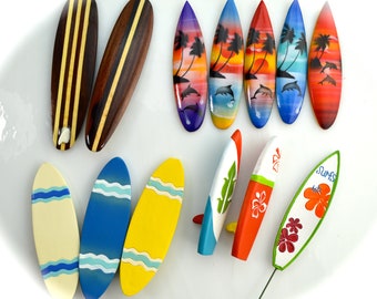 Wooden Mini Surfboard Diorama Set Decor Compositon - Etsy