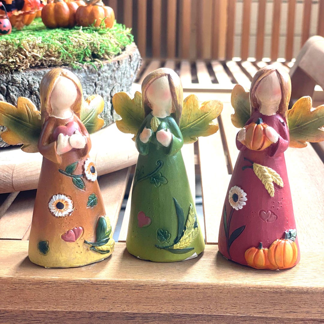 Fall Miniature Angels ~ Angel in the Garden ~ 3 Angels to Choose From ...