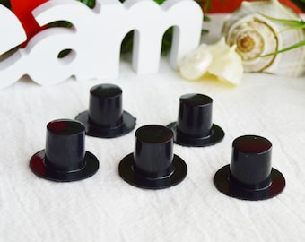 10pcs Mini Cloth Chef Hat For Dolls Diy Craft Accessories Adorable Dollhouse Miniature Craft Hat Creative Projects Miniature Displays
