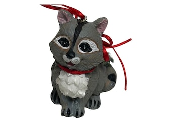 Wasbeer kerstornament bos vakantie decor boerderij cadeau 3,2"