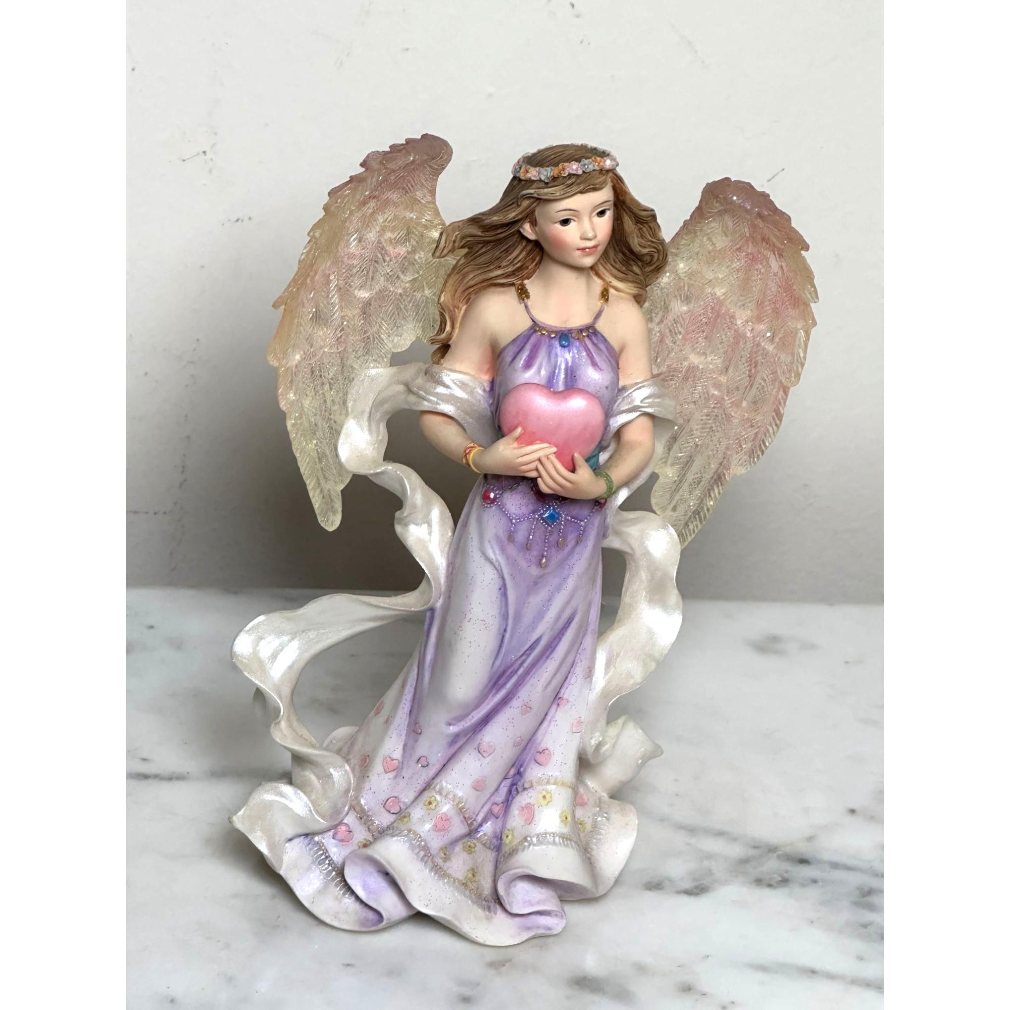 ANGEL パープル Purple Angel Figurine - Etsy
