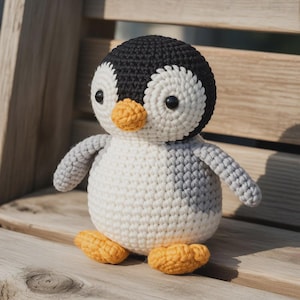 Cute Penguin Crochet, Crochet Penguin, Amigurumi Penguin lover gift, Crochet Penguin Christmas gift Christmas Amigurumi Crochet gift