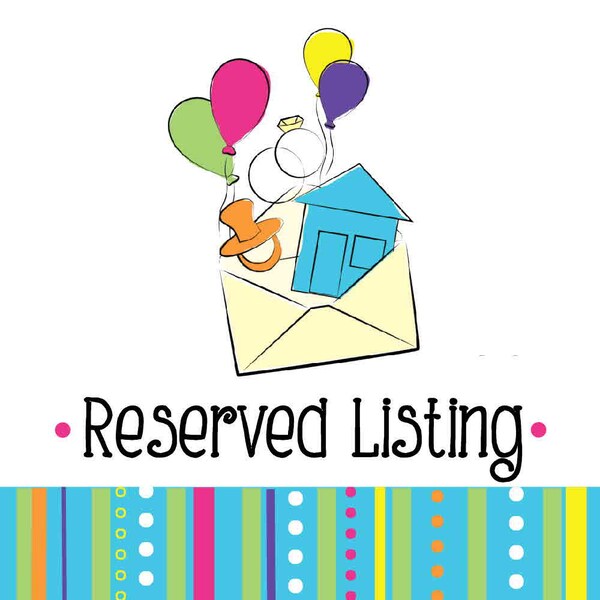 Reserved Listing for ChristinaH