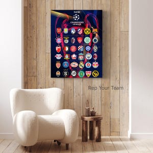 New Champions League Soccer Poster