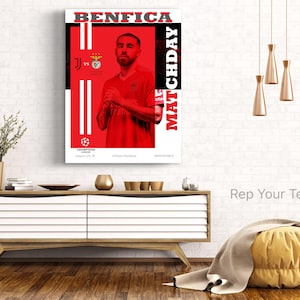 Juventus vs Benfica Limited Edition Poster Matchday 8