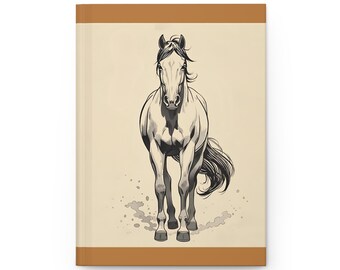 Horses Make Me Happy Hardcover Journal | Journal for Horse Lovers | Horse Lover Gift