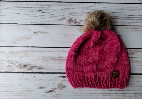 pink slouch hat