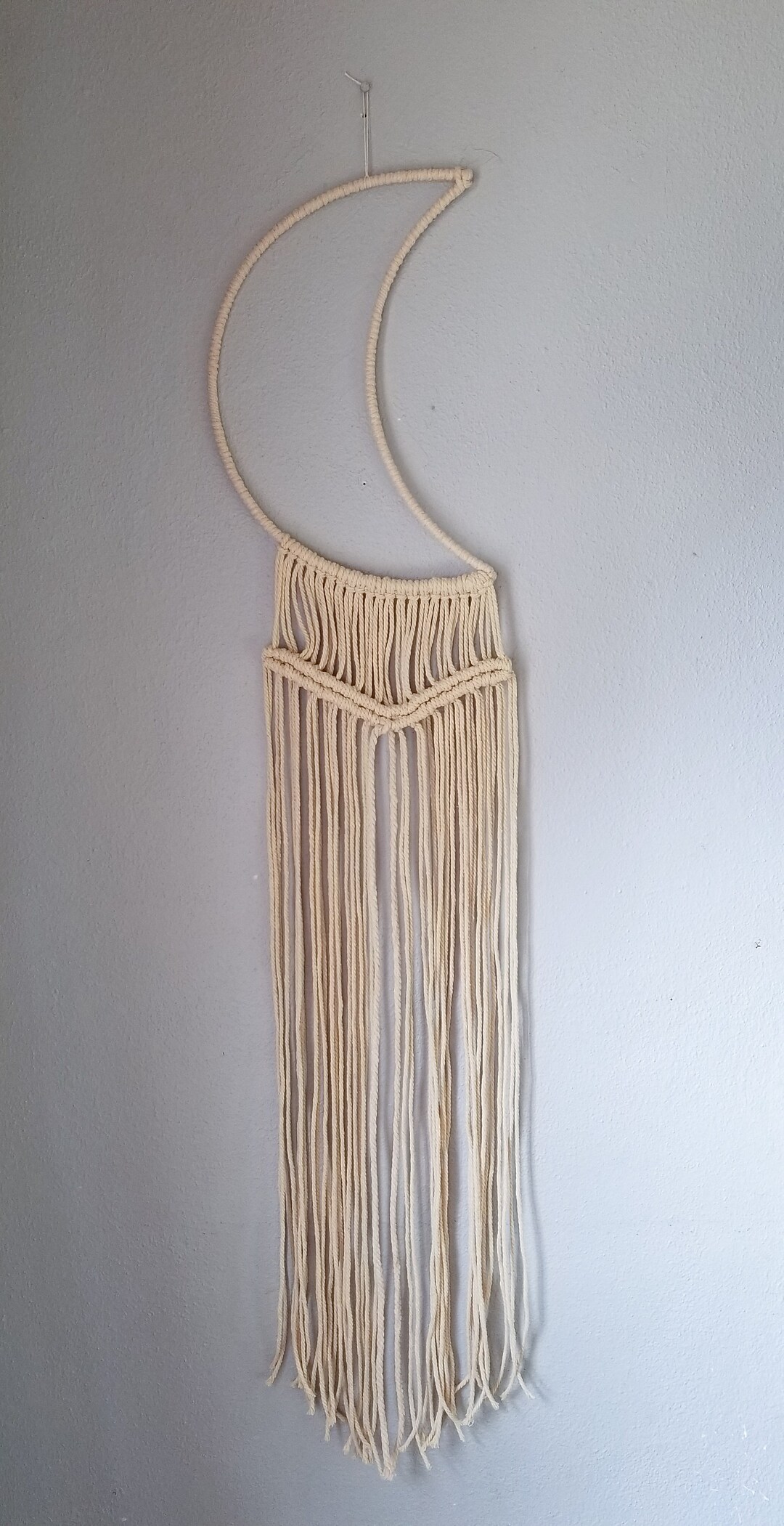 Moon Wall Hanging, Moon Macrame, Macrame Hanging, Boho Wall Hanging