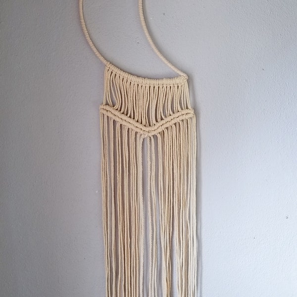 Moon Wall Hanging, Moon Macrame, Macrame Hanging, Boho Wall Hanging, Crescent Moon Hanging, Crescent Moon Macrame, Moon Nursery Decor