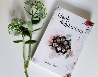 Black Delphinium, Vampire, Teen, Young Adult, Paranormal Fantasy, Novel, Chapter Book, Flower, Art