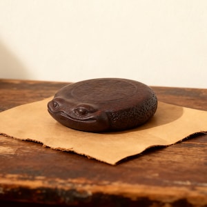 Hand-Carved Frog Tea Coaster - Zisha Clay Tea Pet & Kung Fu Tea Accessories