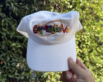CompuServe “Pointer” Vintage Embroidered Hat | Offline Dad Hat Vaporwave Y2K 90s