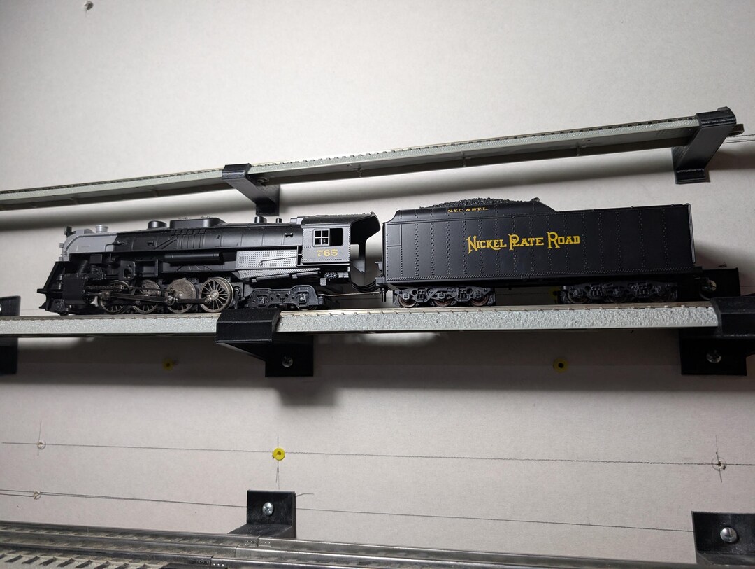 wall mount hobby train tracks