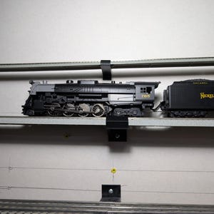 Soportes de tapa de extremo para montaje en pared de vías de tren modelo a escala HO