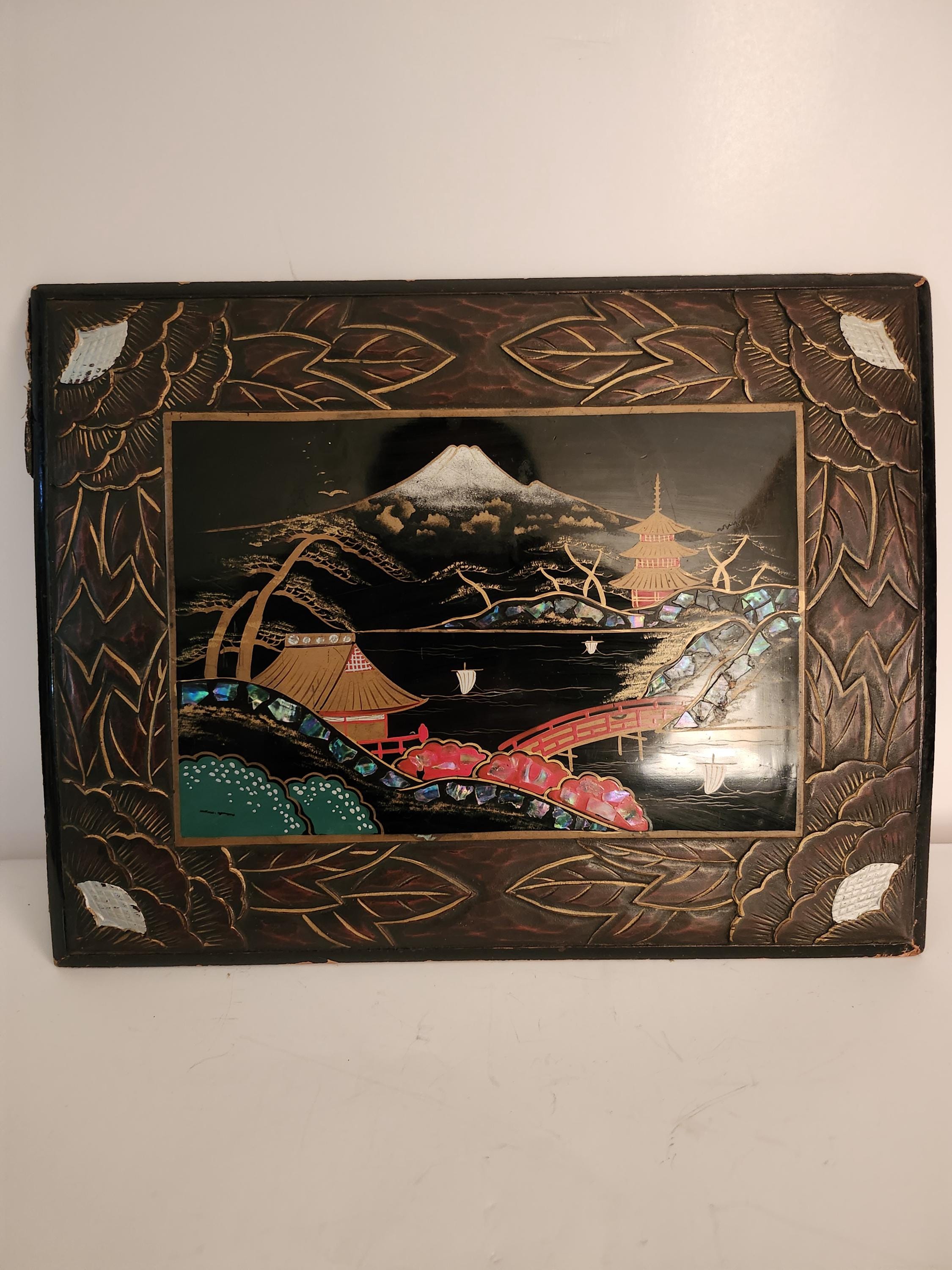 Japanese Lacquer Frame - Etsy