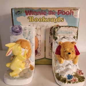 Vintage Bookends Winnie the Pooh - Etsy
