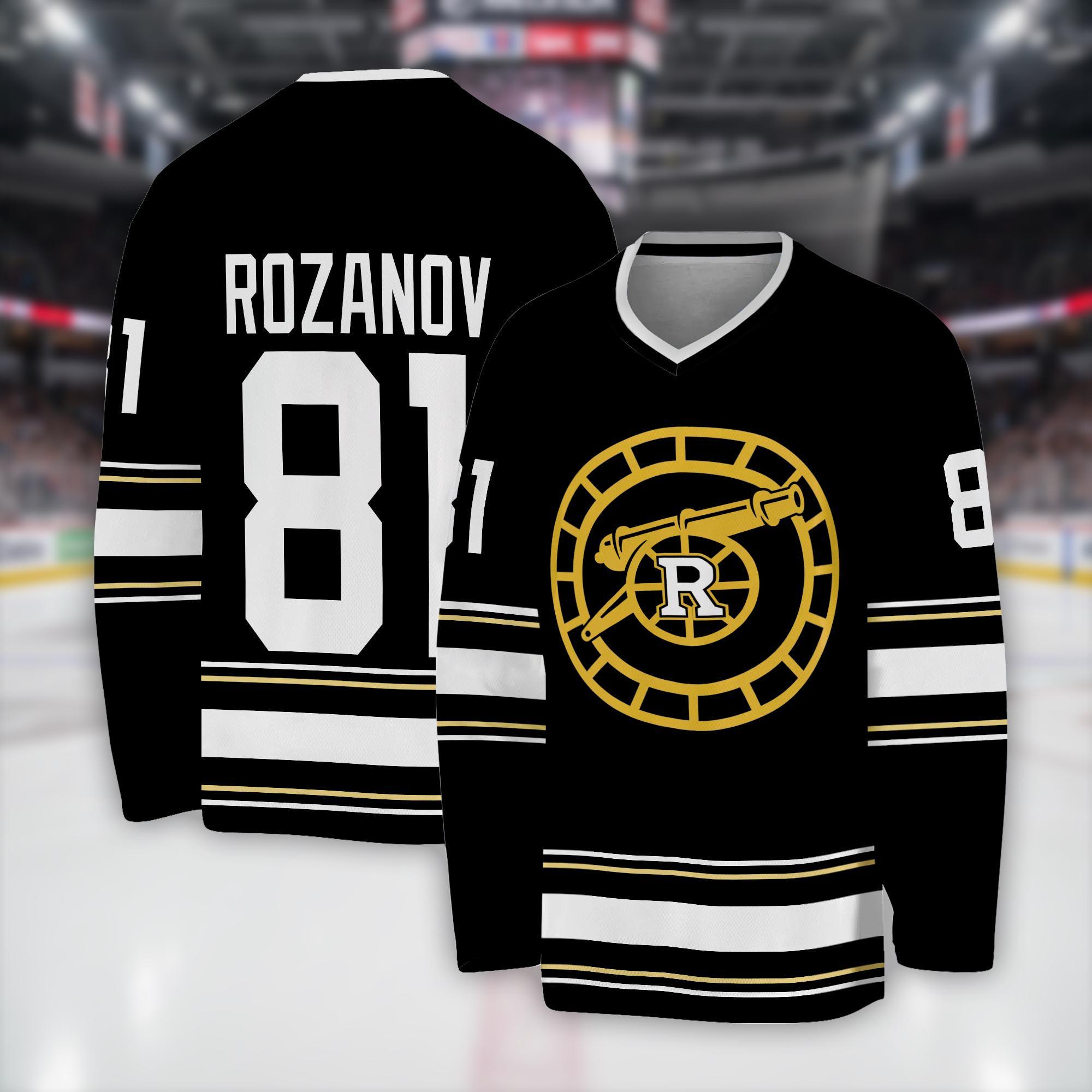 Discover Personalized Men's Hockey Jersey with Custom Name and Number