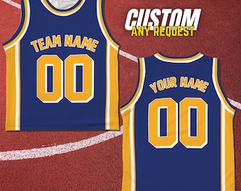 Maglia da basket personalizzata per bambini, maglietta sportiva giovanile con nome e numero personalizzati