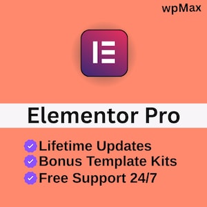 Elementor Pro GPLライセンス – WordPressプラグイン | 無制限のサイト数 | 生涯アップデート | 即時ダウンロード
