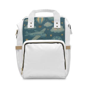 Stylish Multifunctional Diaper Backpack with Adventurous Design, Baby Bag, Travel Backpack, nursery essential, baby shower gift