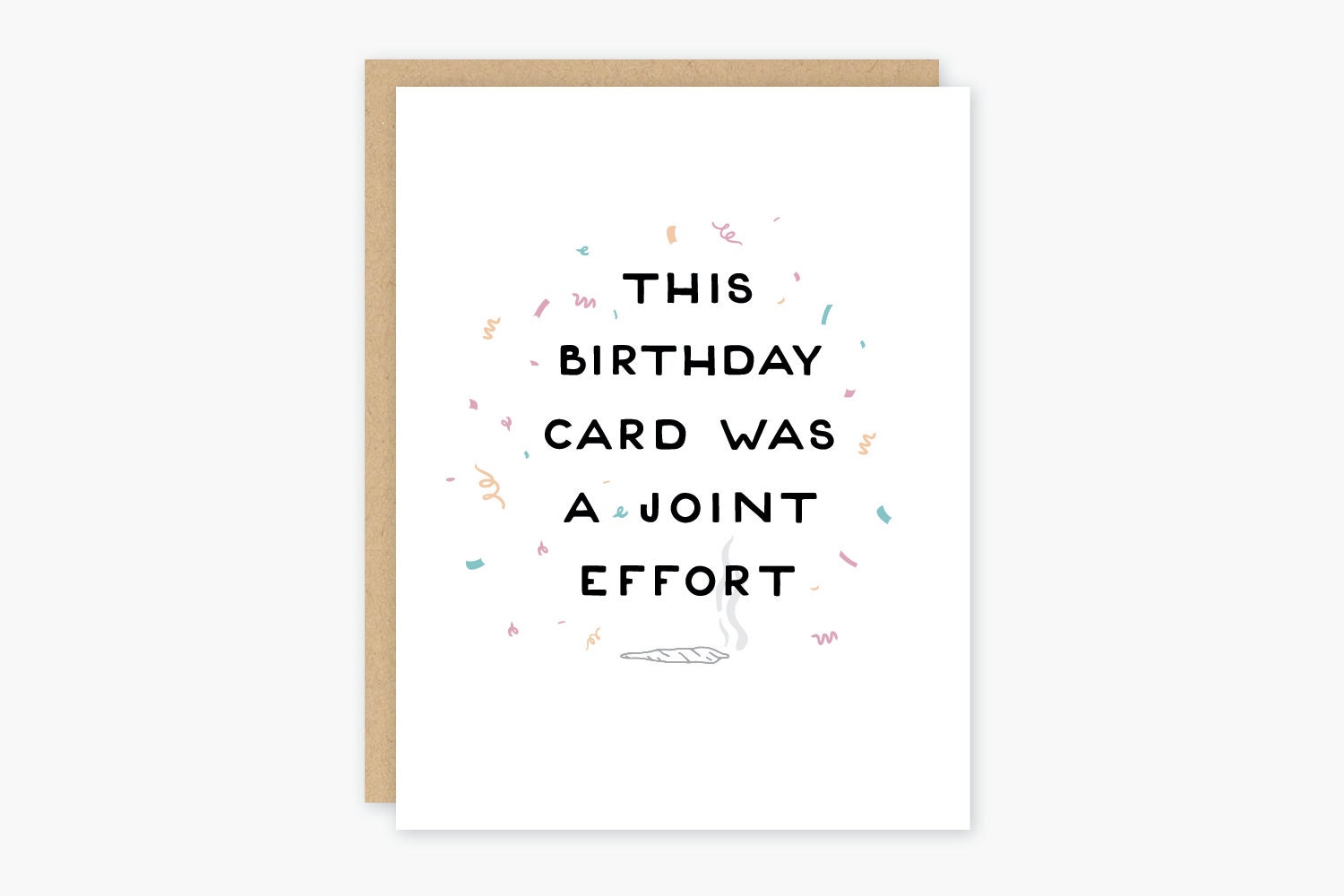 Joint Effort Pot Birthday Card Etsy