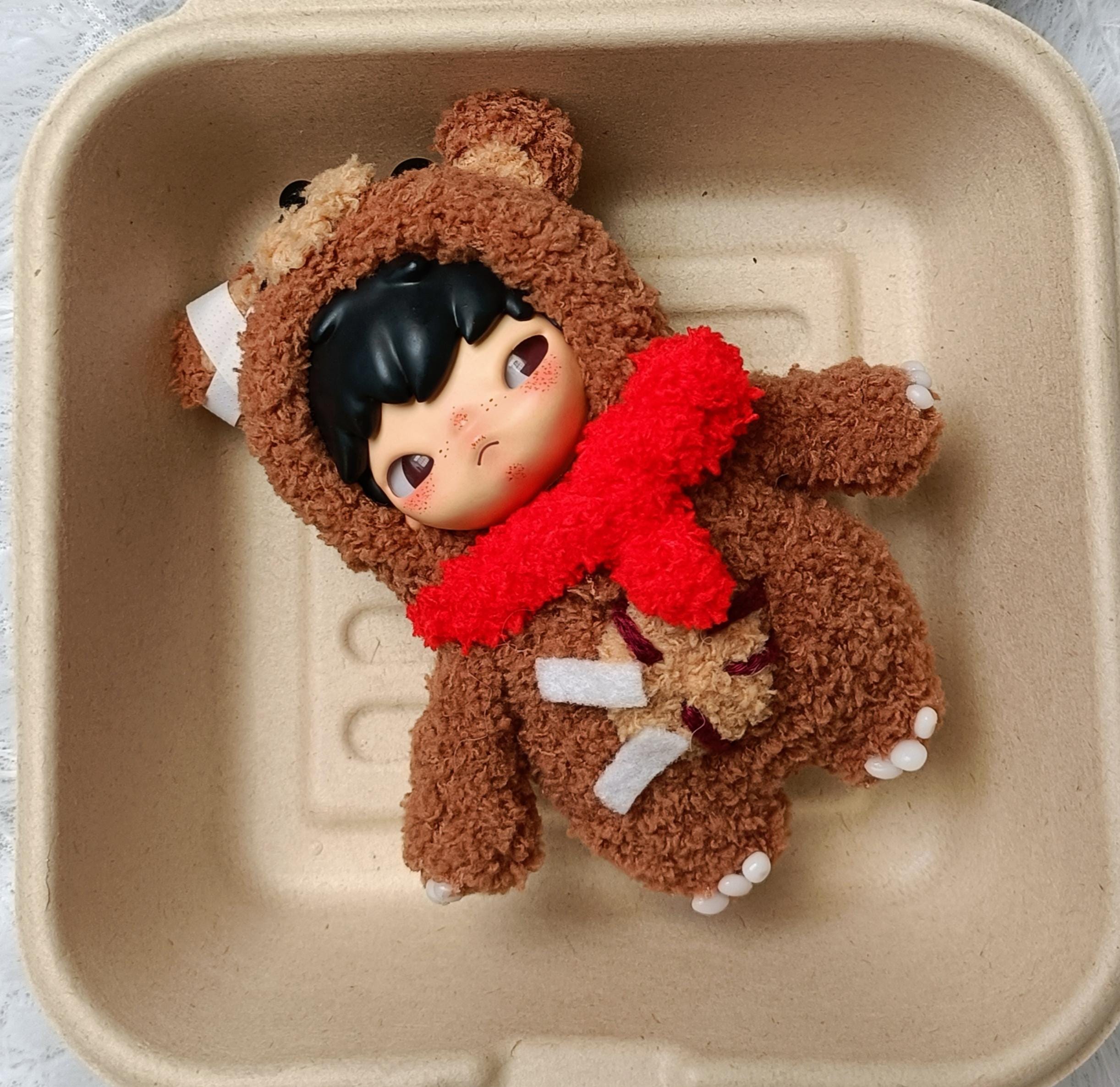 Hirono Costume Bear Tempura Etc. Handmade. Not Including the