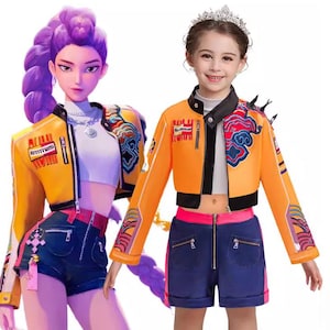 KPOP Demon Hunter Pop Singer Halloween Costume Stage Outfit Cosplay Anime