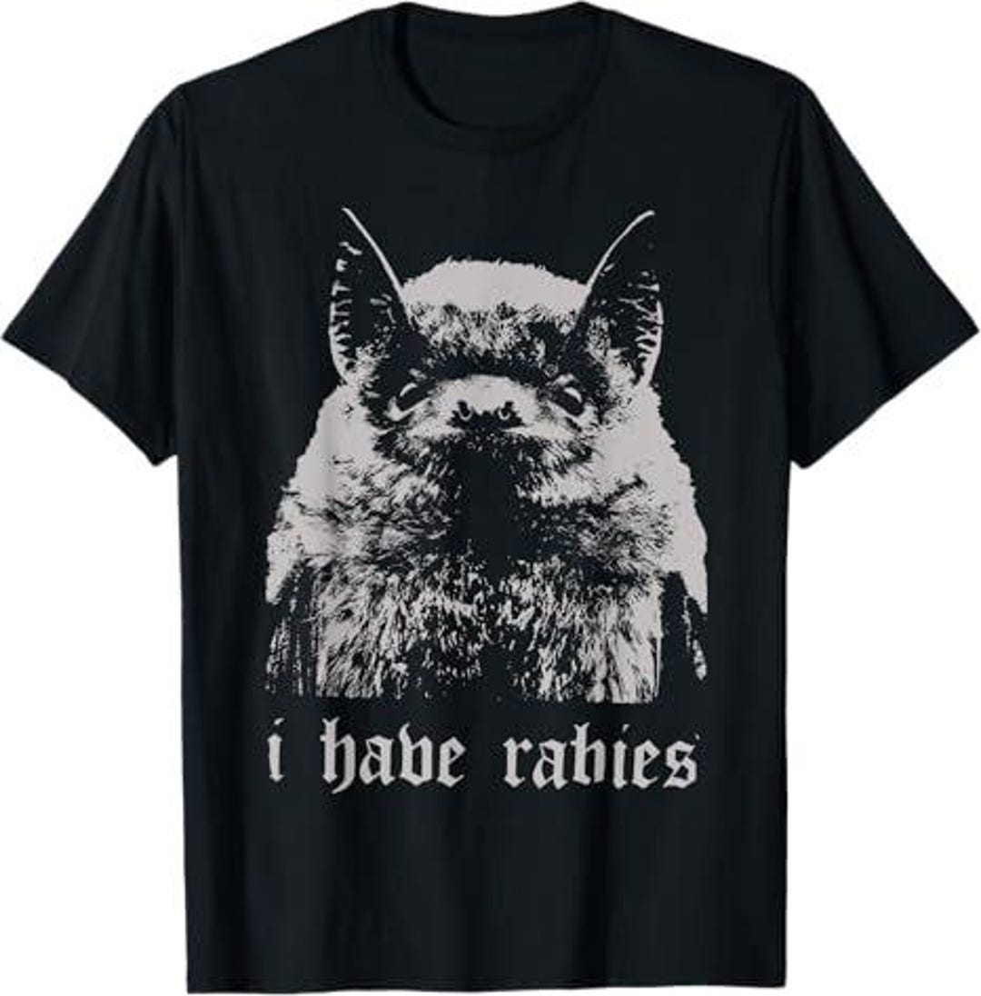 Vintage I Have Rabies Bat Funny Meme Quotes - PNG File - Etsy