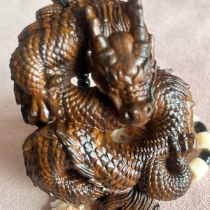Wood dragon statue - Etsy 日本