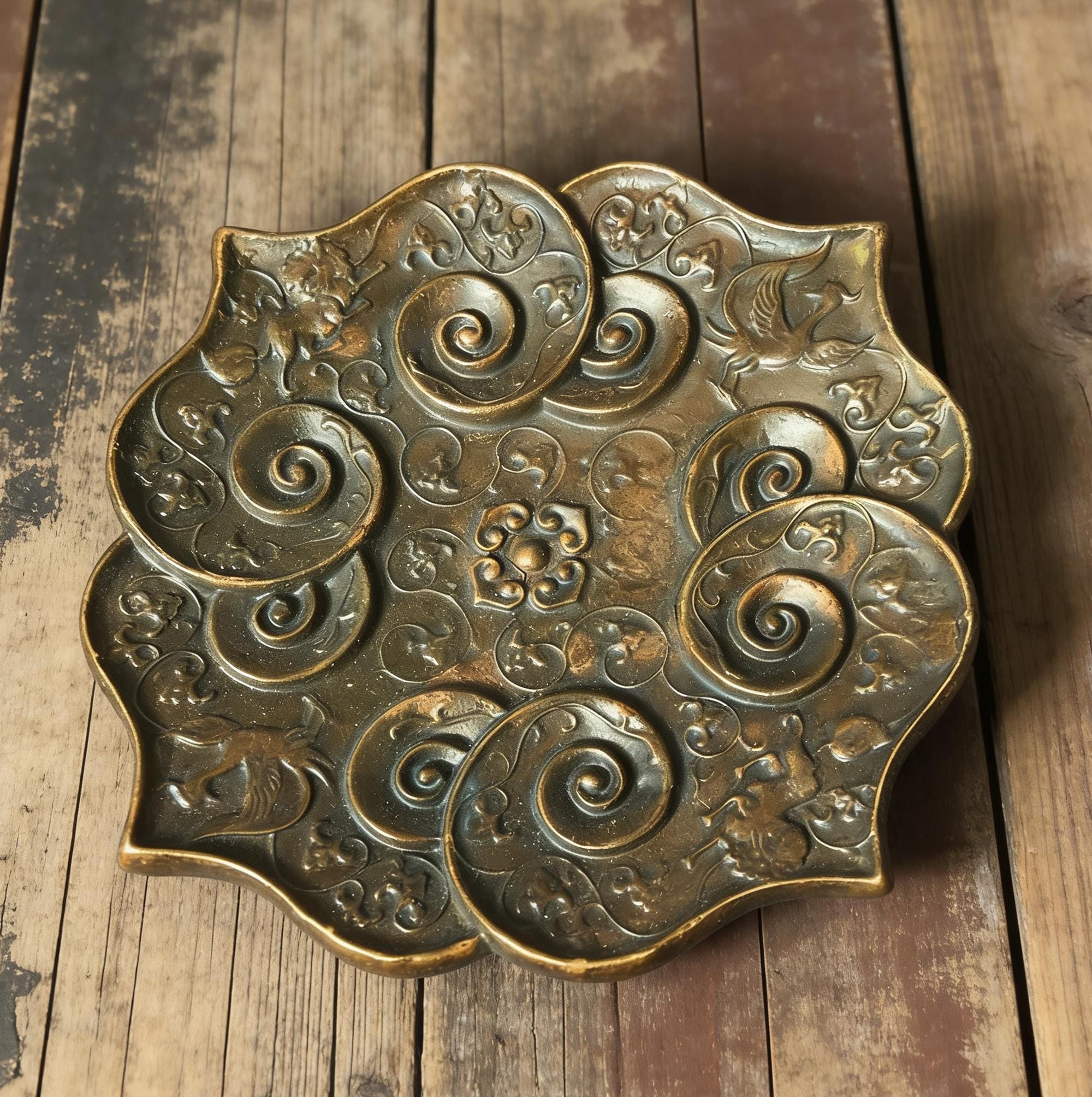 彫刻された皿の装飾 - Etsy 日本