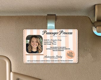 Personalisierte Kreuzfahrt Kartenhalter Auto Visier Clip passagier Prinzessin Geschenk Benutzerdefinierte Urlaub ID Ausweishalter Reisezubehör