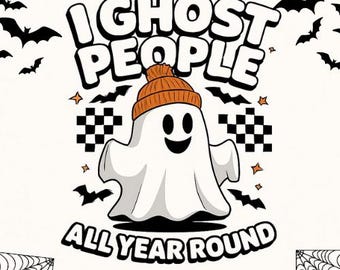 Ghost Halloween Card | Printable Stationery (Digital Download)